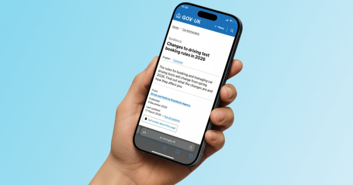Changes to Driving Test Booking Rules in 2026